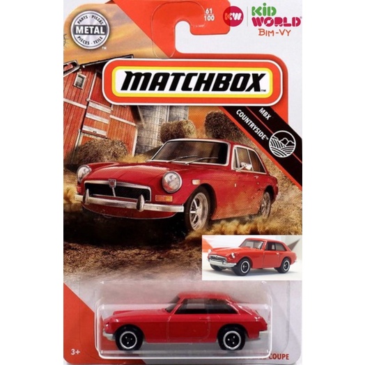 Xe mô hình Matchbox 1971 MGB Coupe GKK33.