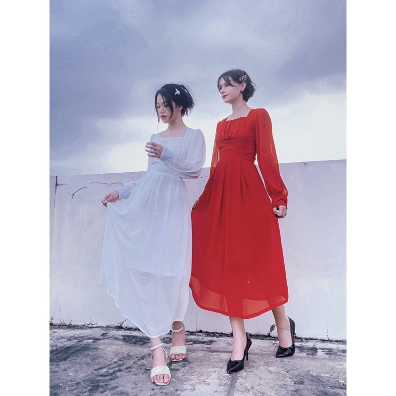 Đầm Midi Xếp Ly TD - DN1925