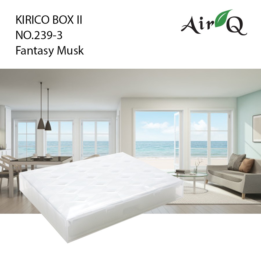 Hộp Thơm Khử Mùi AIRQ Kirico Box II No.2393 Fantasy Musk 160g Nhập Khẩu Chính Hãng