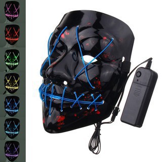 Mặt nạ Thanh trừng có đèn LED hóa trang Halloween hh44 gọi lh sđt 0987950950