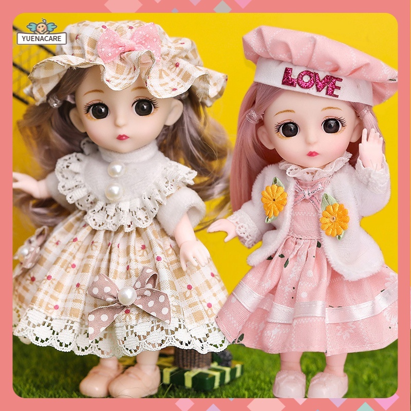 Bộ Búp Bê Công Chúa 3D Mini Tự Làm Dành Cho Bé Gái