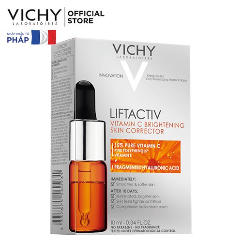 Dưỡng chất (serum) 15% Vitamin C nguyên chất giúp làm sáng và cải thiện làn da lão hóa Vichy Lifactiv Vitamin C | BigBuy360 - bigbuy360.vn