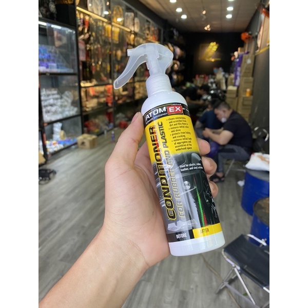 Chai xịt bảo vệ cao su và nhựa nhám Xado Atomex