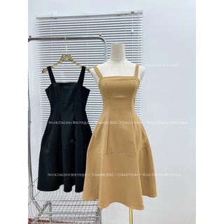 Váy Thô 2 Dây Bản To 2 Màu Siêu Xinh Có Ảnh Thật Kèm Video