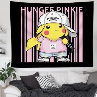 Tranh vải decor pikachu siêu cá tính A63