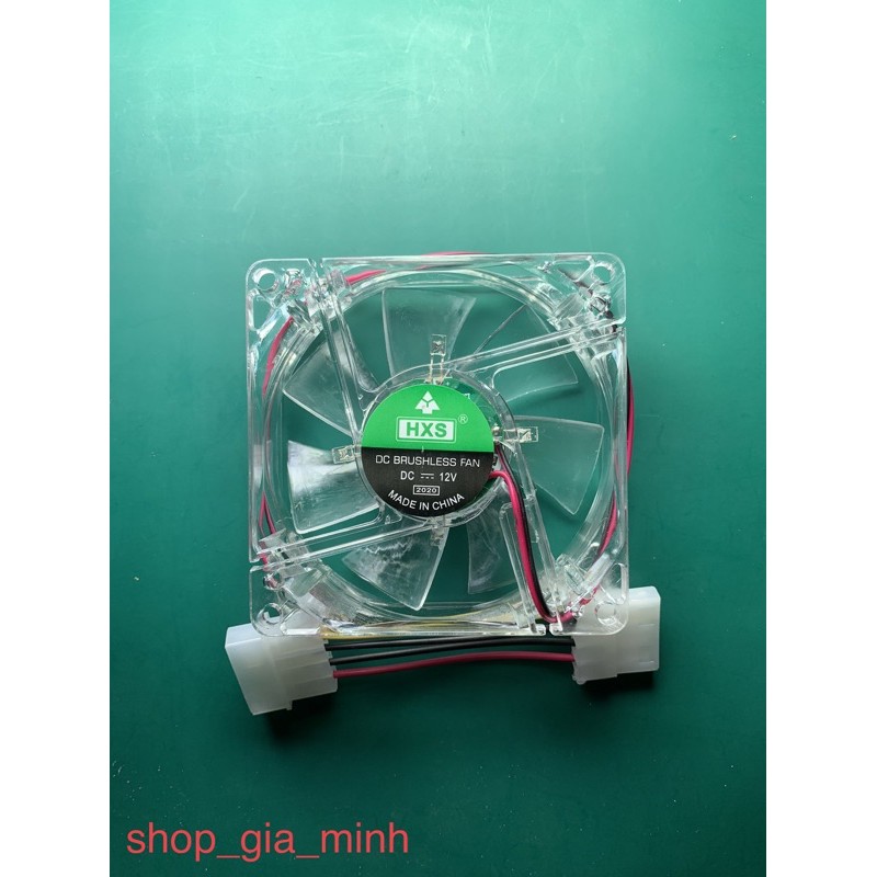 Quạt tản nhiệt 12v  có đèn led GRB