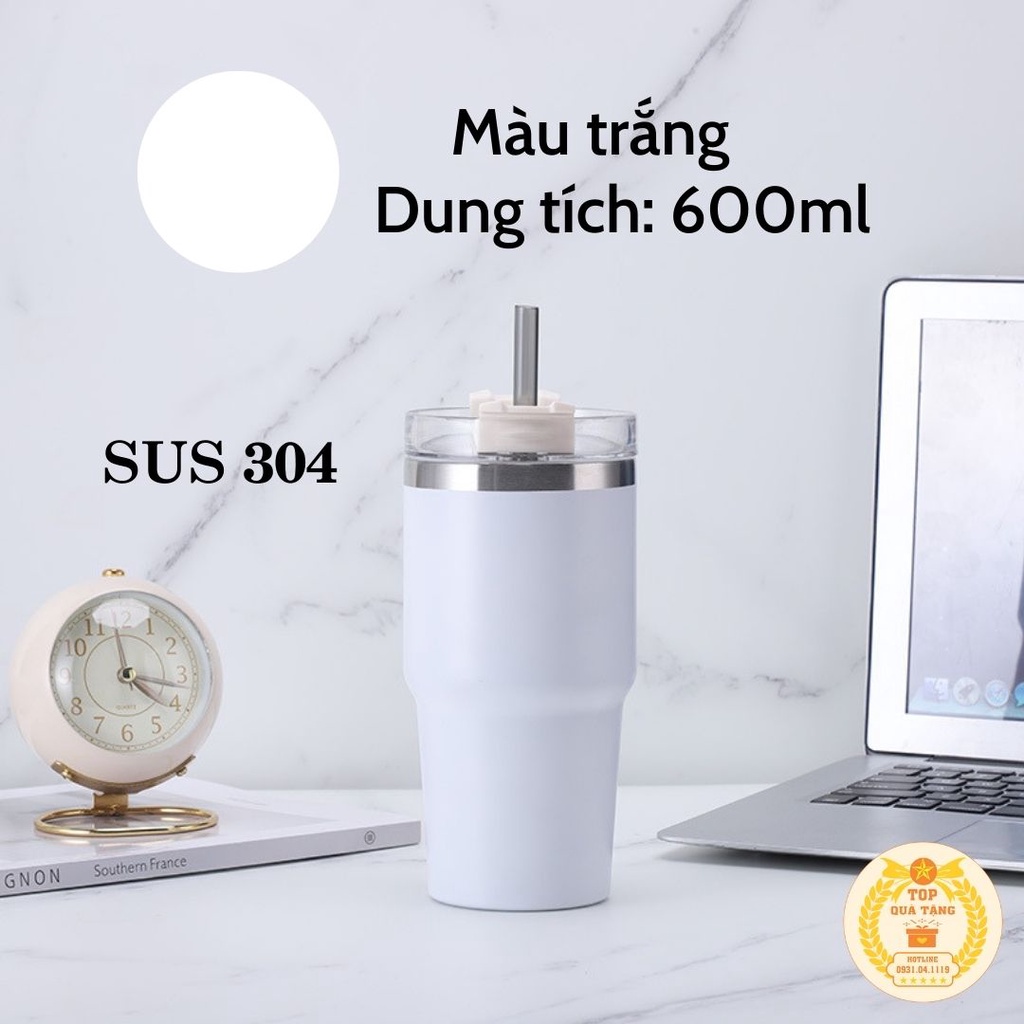 Cốc giữ nhiệt khắc tên LGN605 600ml Inox 304 giữ nhiệt 6-12 tiếng