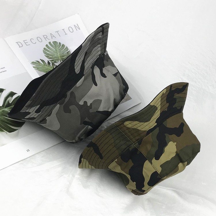 Nón Bucket Lính Camo Nam Nữ Nón Tai Bèo Vải Kaki Mịn Form Chuẩn Đẹp, Mũ Tai Bèo Lính Cá Tính