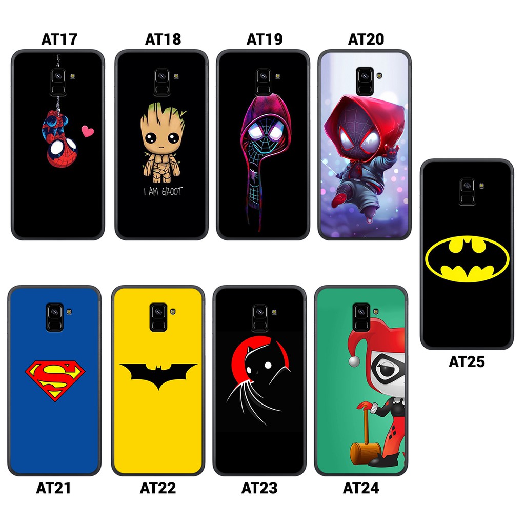 Ốp lưng Samsung A6 2018 - A6 Plus - A8 2018 - A8 Plus in hình siêu anh hùng chibi