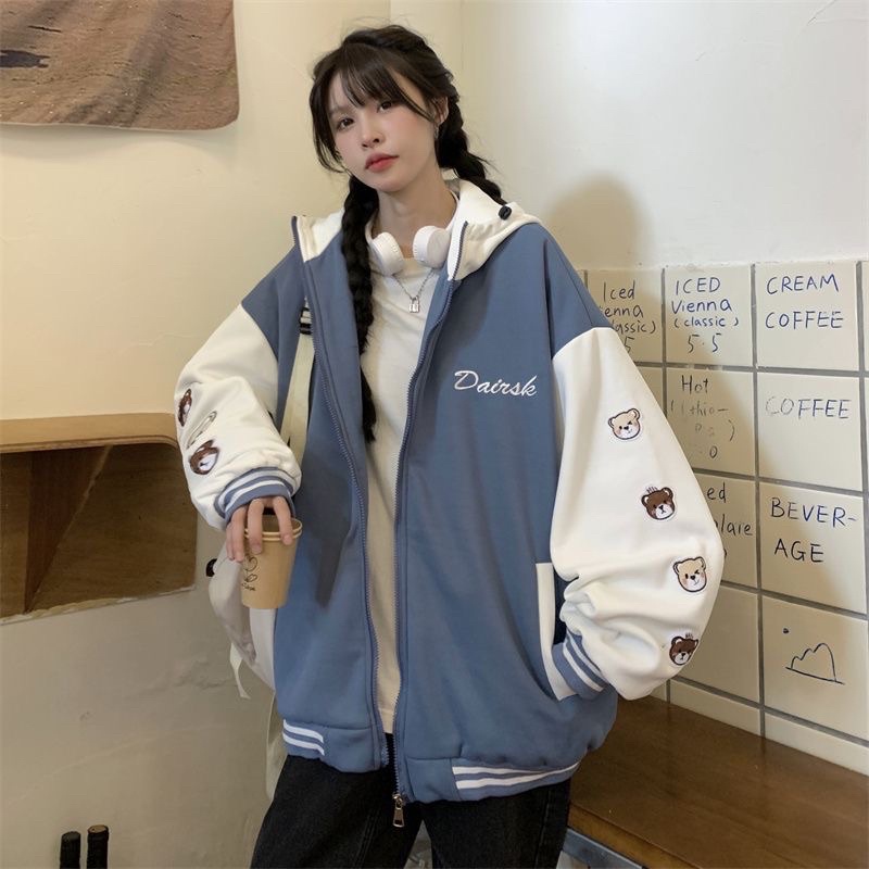 ÁO KHOÁC HOODIE ZIP CHẤT NỈ BÔNG DÀY DẶN ẤM