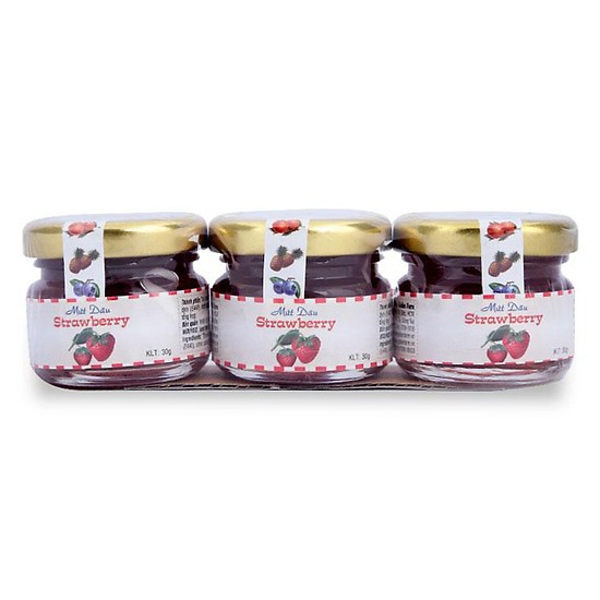 Mứt dâu Goldenfarm 30gr - set 3 hũ