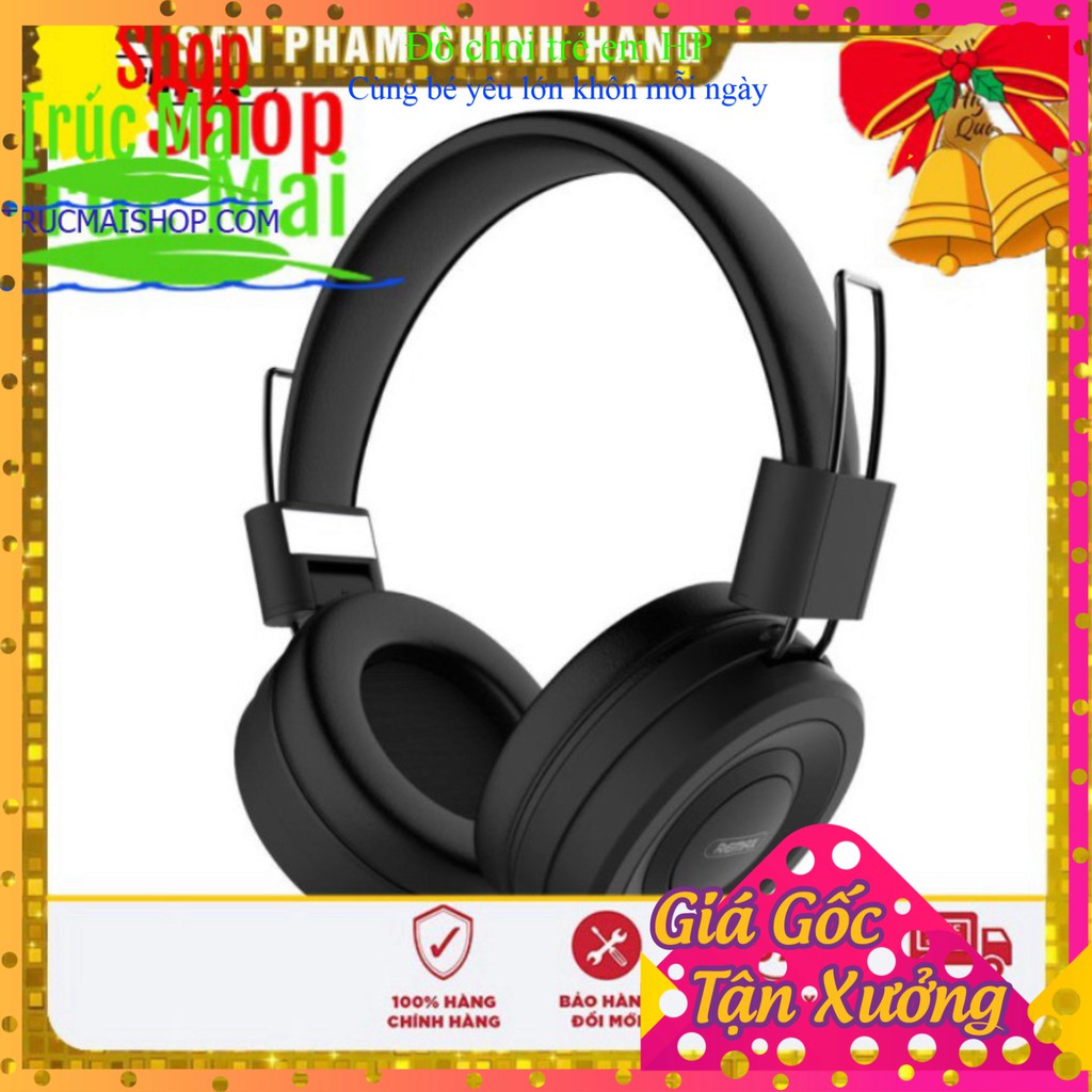 [ Loại Cao Cấp] Headphone Tai nghe chụp tai có dây nhận dạng giọng nói Remax RM-805 chính hãng