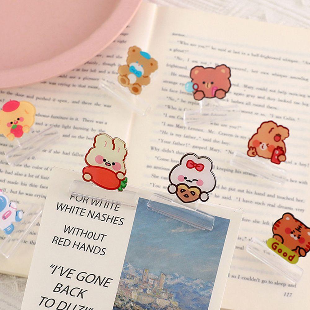 Mmluck Kẹp Niêm Phong Giấy In Chữ Cỡ Nhỏ Trong Suốt Để Bàn Sắp Xếp Gọn Gàng Cho Trường Học