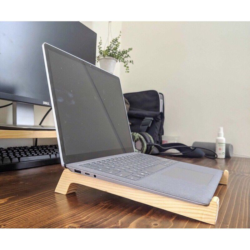 Kệ Đỡ Laptop - Giá Đỡ Laptop Gỗ Phong Cách Tối Giản Tiện Dụng Wooden House.Decor