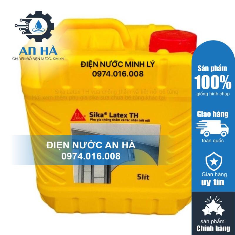 Sika Latex TH (Can 5 Lít ) Phụ gia chống thấm cho vữa