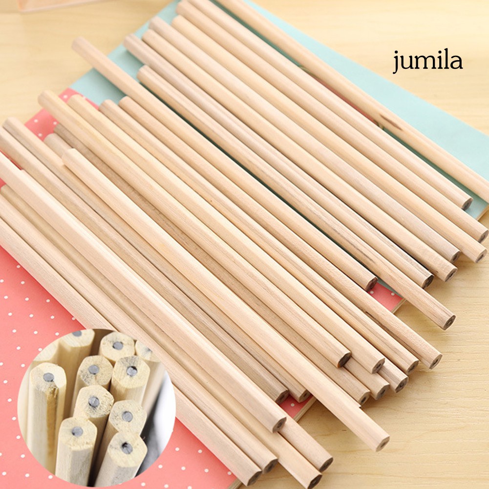 JUL 10Pcs Wood HB Pencils for Drawing School Learning Stationary Office Supplies