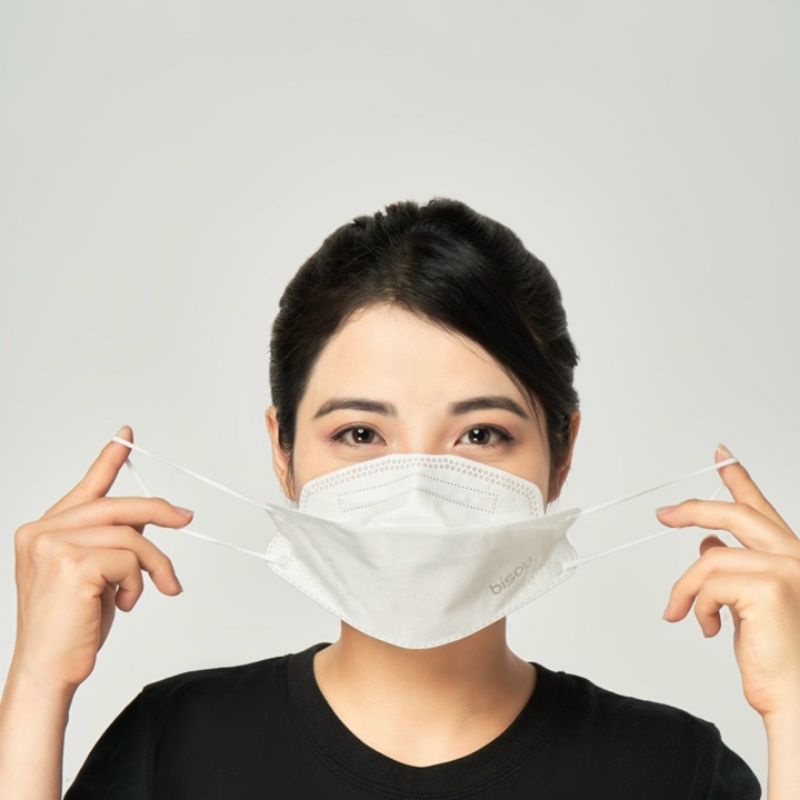 Khẩu Trang Bisou KF94 Chính Hãng Thiết Kế 4D Thông Minh - Hộp 10 cái | BigBuy360 - bigbuy360.vn