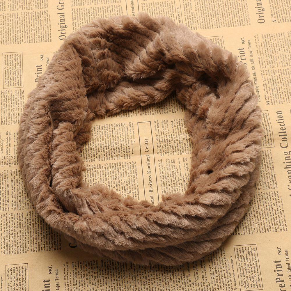 MUVAKO Khăn Choàng Cổ Vải Cashmere Màu Trơn Giữ Ấm Cho Nữ