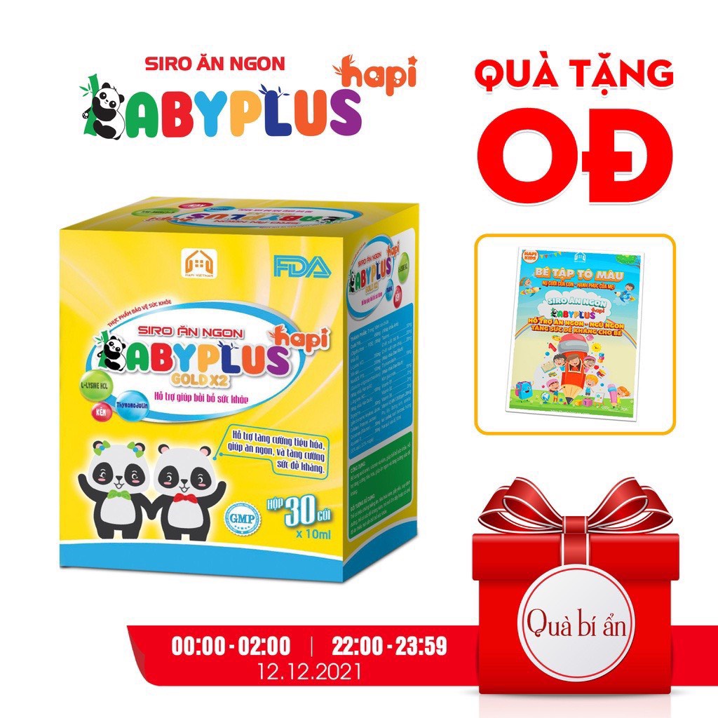 SIRO BABYPLUS cho bà bầu và trẻ em - Siro Ăn Ngon chứa colostrum ,tăng cân ,hết biếng ăn,tiêu hoá tốt