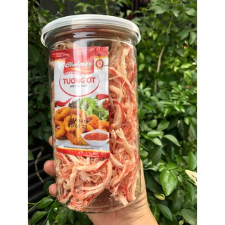 Khô mực xé sợi hấp nước dừa 300g