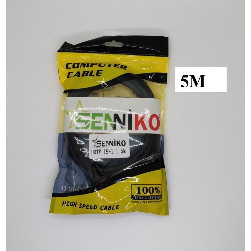 Cáp HDMI SENIKO 1,5m-3m-5m full HD