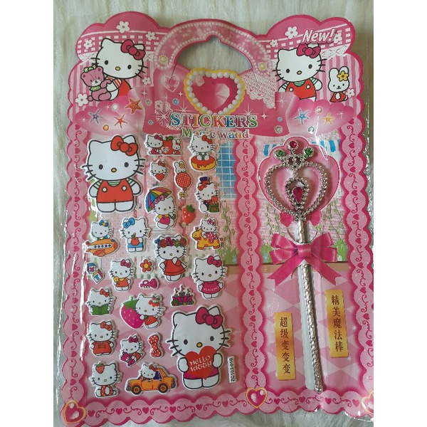 Hình Dán 3D Hoạt Hình Nhiều Mẫu Vui Nhộn, Sinh Động Đáng Yêu Cho Bé