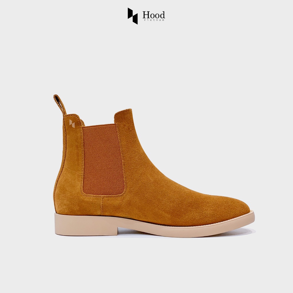 Giày Chelsea Boot TOBACO - Da lộn nguyên tấm - Đế cao su đúc nguyên khối - Bảo hành 12 tháng Hood HoodVN