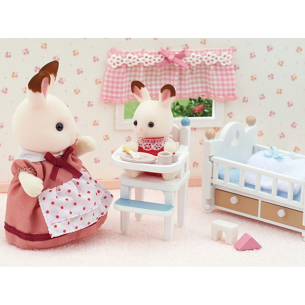 Sylvanian Families Bộ Ghế Tập Ăn Baby Chair Set