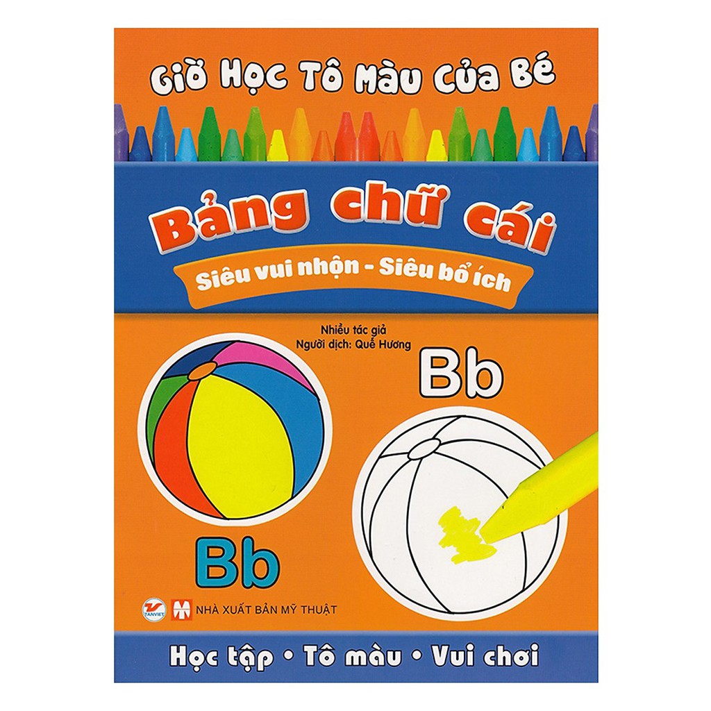 Sách - Giờ Học Tô Màu Của Bé - Bảng Chữ Cái