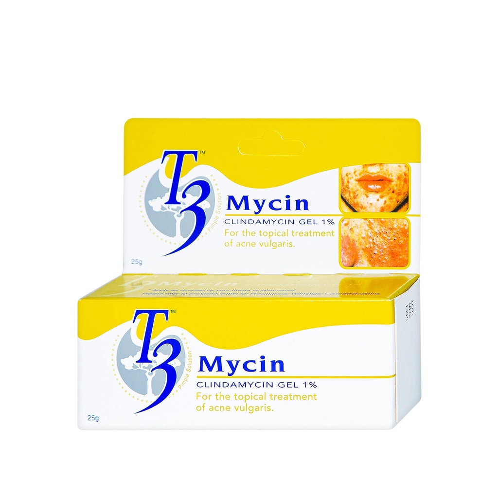 KEM NGỪA MỤN T3 MYCIN GEL 25G CHÍNH HÃNG