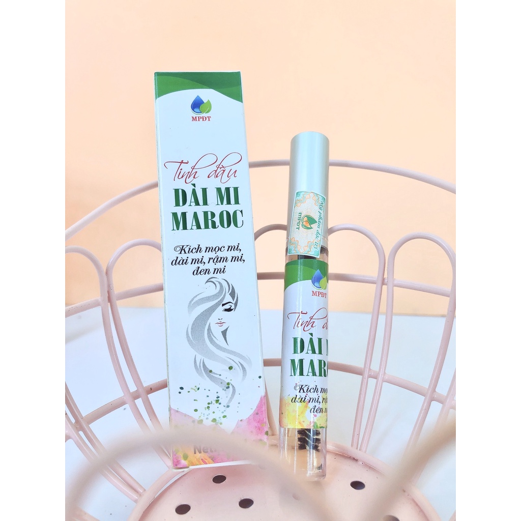 Tinh dầu dài mi Maroc dưỡng mi dài, dày đậm cho đôi mắt thêm long lanh, thu hút 10ml