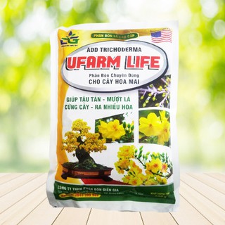 Phân bón cho hoa mai UFARM LIFE có bổ sung Trichodema gói 700gr