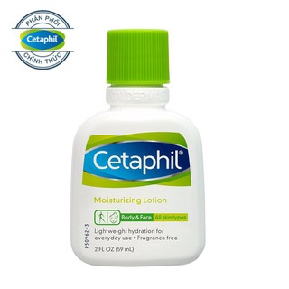 Sữa dưỡng ẩm toàn thân và da mặt cetaphil moisturizing lotion 59 ml