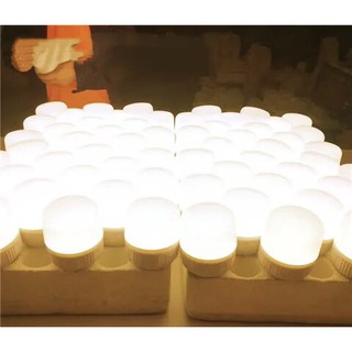 10 bóng đèn led trụ 20w ánh sáng vàng