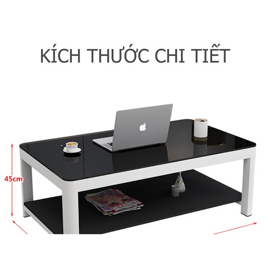 (HOT) Bàn Trà Gỗ Sofa Vân Đá Cẩm Thạch Mẫu Mới Hiên Đại Cho Phòng Khách Thêm Sang Trọng Tinh Tế,Kích Thước 100*50cm,B037