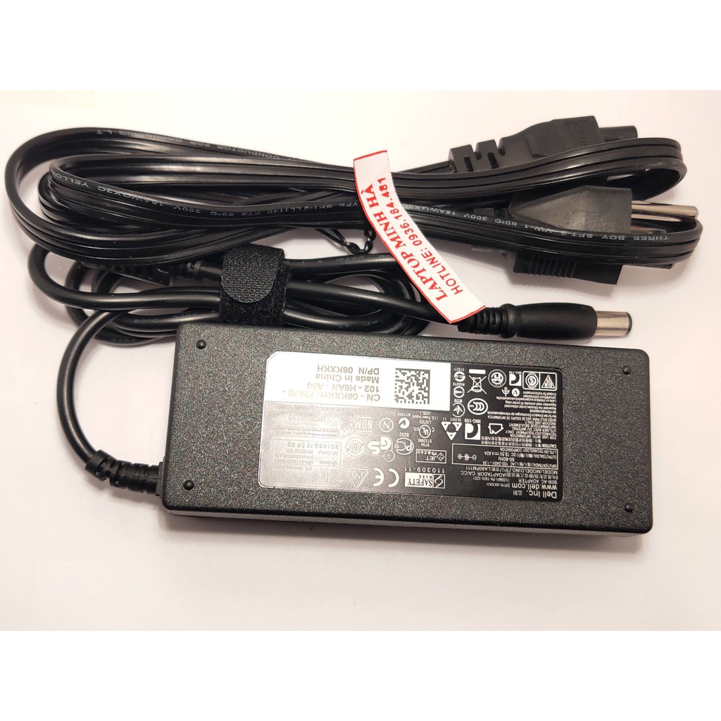 Sạc laptop Dell Inspiron 7520 5537 5521 5520 1546 1564 1464 1521 1520 1501 3521 3520 3421 3420 Zin tặng kèm dây nguồn