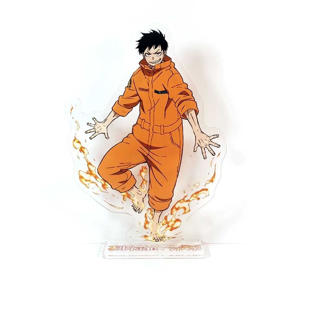 Mô Hình Nhân Vật Fire Force En no Shobotai Shinra Kusakabe Trang Trí Bàn Làm Việc
