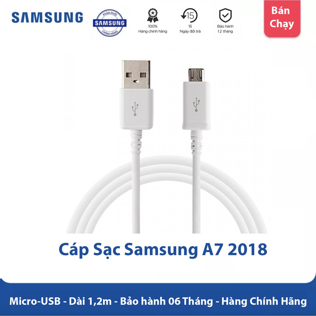 Cáp Sạc Samsung A7 2018 - Chính Hãng