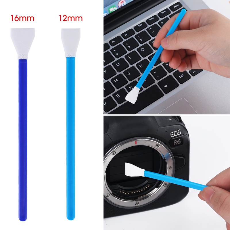 1 Cây Tăm Bông Mềm 12/16mm Vệ Sinh Bàn Phím Máy Ảnh DSLR