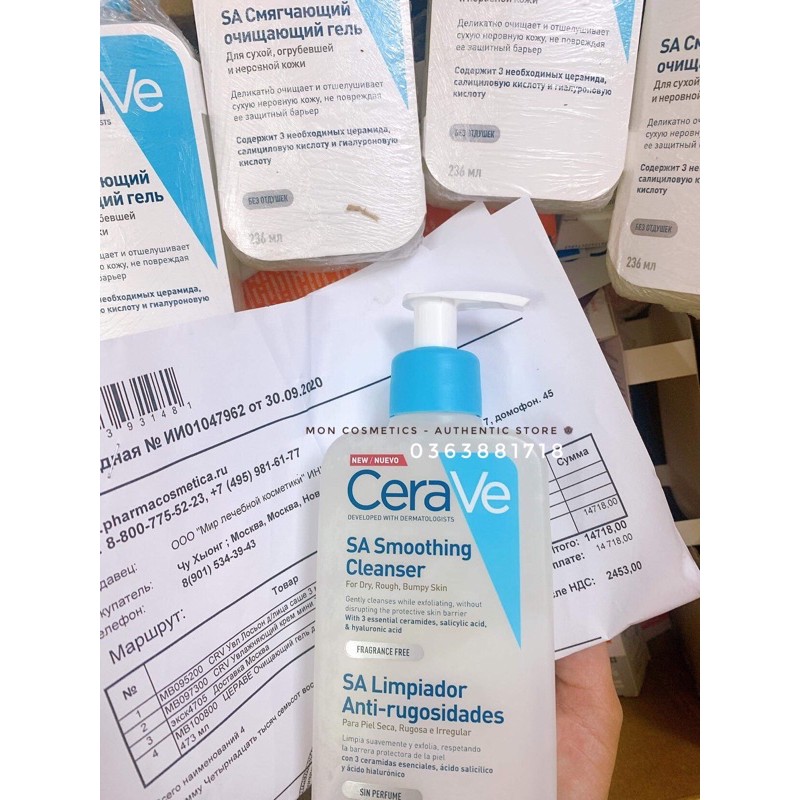 Sữa rửa mặt Cerave SA Cleanser 237ml