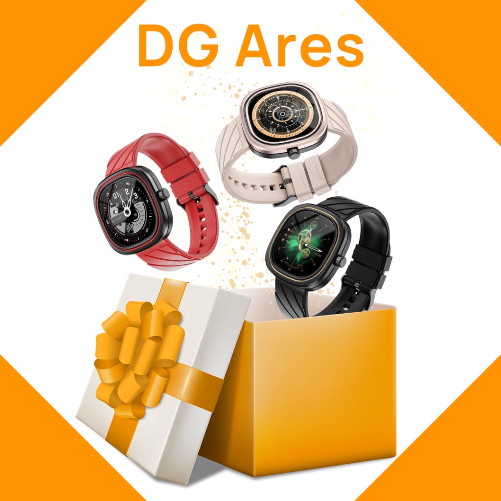 Đồng hồ thông minh DOOGEE DG ARES phong cách thời trang cá tính.