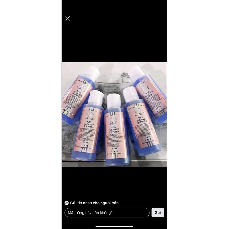 NƯỚC LAU GEL LINAL 200ml