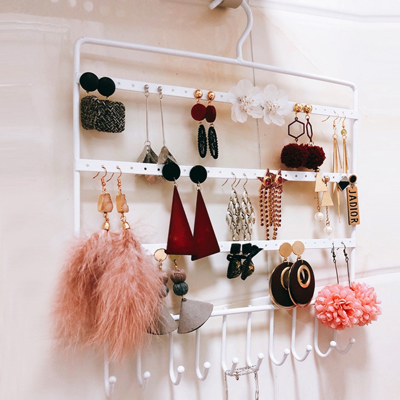 Giá Đỡ Trang Sức Treo Tường/Cửa Ra Vào/Cửa/Tường Tiện Lợi Dành Cho Nữ