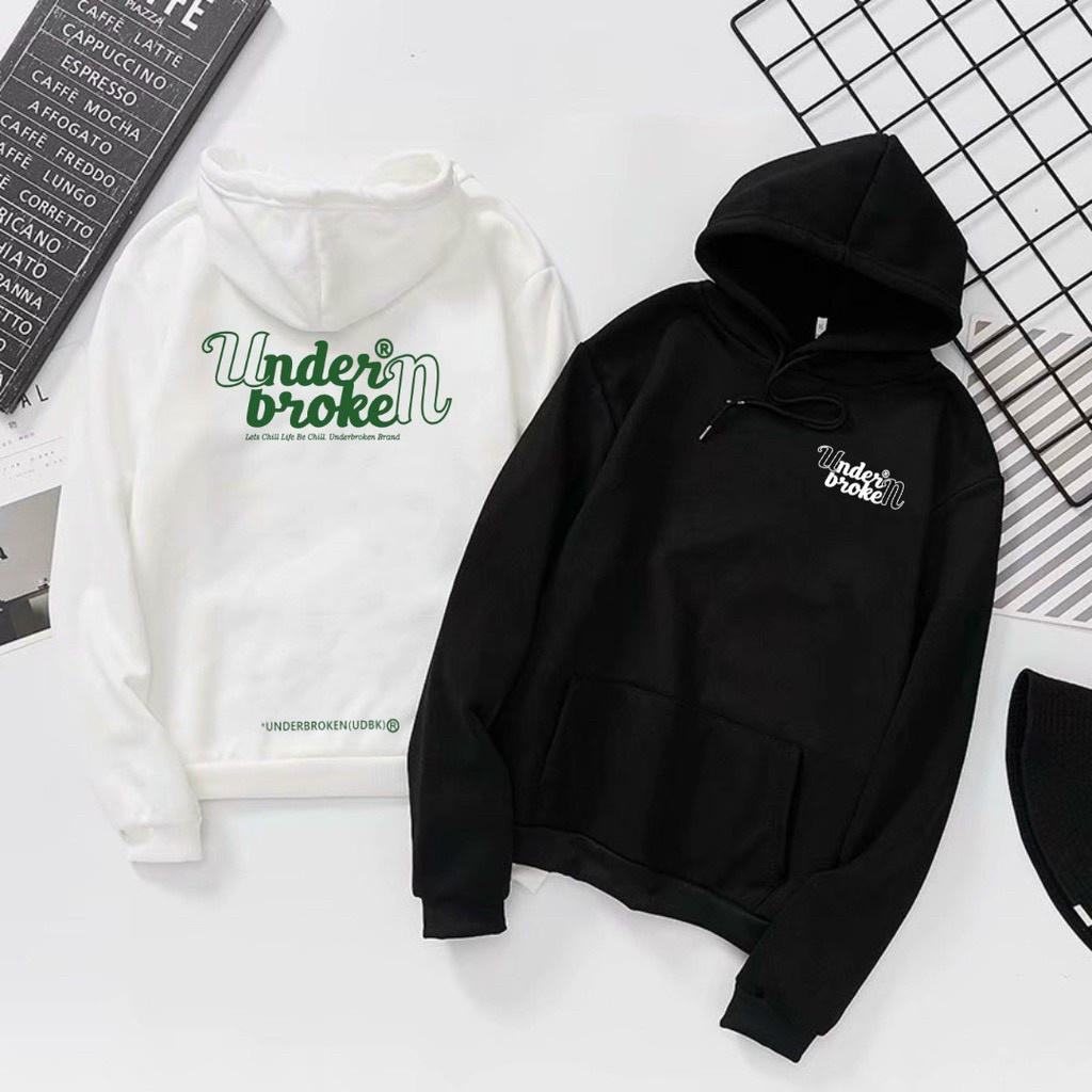 Áo Khoác Nỉ nữ In UNDER BROKEN Form Rộng thiết kế nhẹ nhàng chất dày mịn Hot Trend