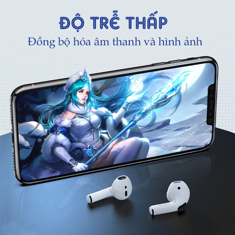 Tai nghe bluetooth Pro 4 Iphone samsung xiaomi bản Quốc Tế cao cấp định vị đổi tên Không Dây