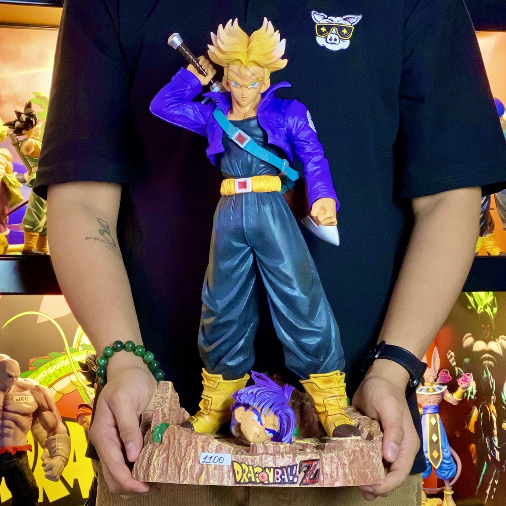 Mô hình Trunks siêu to cực nét cao 50cm - Trunks có 2 đầu thay thế - Mô hình dragon ball Trunks future