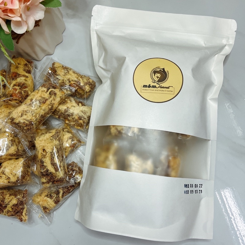 Thanh gạo lứt chà bông mix hạt dinh dưỡng, granola nhiều chà bông gà, mặn mặn, ngọt ngọt, ăn kiêng, giảm cân 250g, 500g