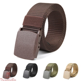 【TRSBX】Combat Buckle Strap Tactical Belt Webbed Belt Work Belt Adjustable No Metal Belt