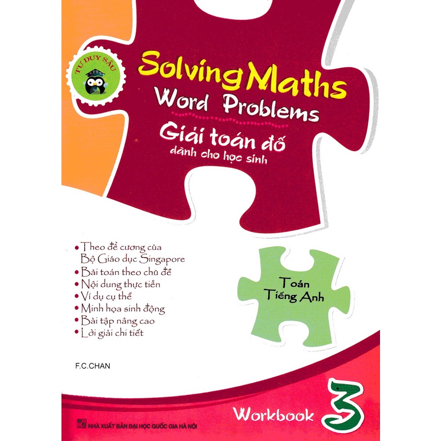 Sách - Solving Maths Word Problems - Giải Toán Đố Dành Cho Học Sinh - Workbook 3