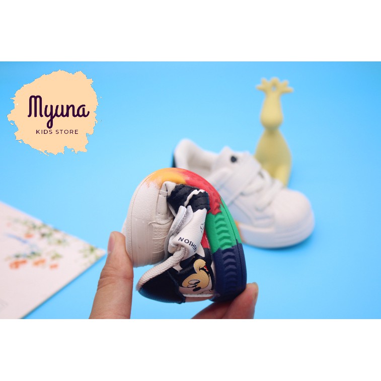 Giày Bata bé trai hình Mickey cho bé 9 tháng đến 2 tuổi - Myuna Kids Store